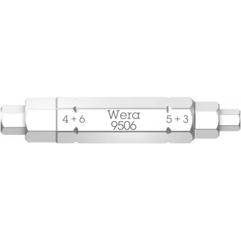 Wera 9506 SB 4ü 1 Arada Bits 1, 3; 4; 5; 6 x 37 mm