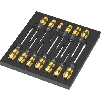 Wera 9714 Özel Kesim Sünger Keski Tornavida Set 1