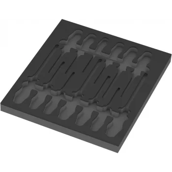 Wera 9814 Özel Kesim Sünger Keski Tornavida Set 1, boş, 344 x 30 x 392 mm