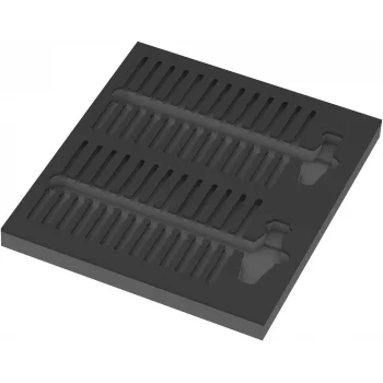 Wera 9851 Özel Kesim Sünger Kraftform Kompakt VDE Set 1, boş, 344 x 30 x 392 mm