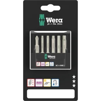 Wera Bit-Check 6 SHK 1 SB