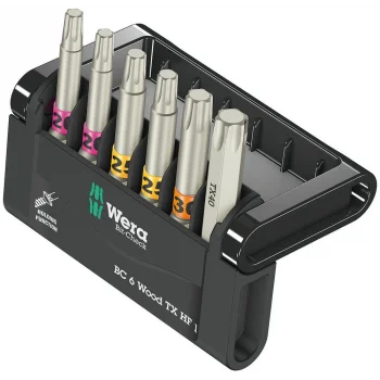 Wera Bit-Check 6 Ahşap TX HF 1