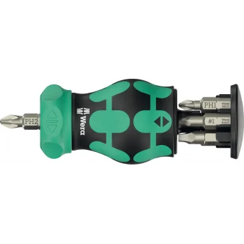 Wera Kraftform Kompakt Stubby/Topaç Bits Hazneli RA 4
