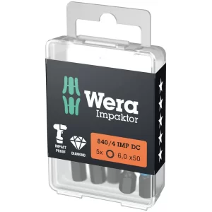 Wera 840/4 impaktor DC 5x50mm Bits 05057645001