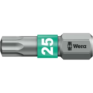 Wera 867/1 BTZ Tx 25x25mm Bits 05066126001