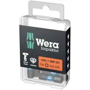 Wera 840/1 impaktor DC Hex-Plus Alyan 5x25mm Bits 05057605001
