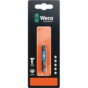 Wera 840/4 İmp, DC Hex-Plus Alyan 6x50mm Bits SB 05073946001