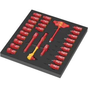 Wera 9726 Foam insert 8007 B Zyklop VDE set 1 05150116001