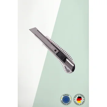 Alveta Metal Küçük Gri Maket Bıçağı Endüstriyel Model SX96