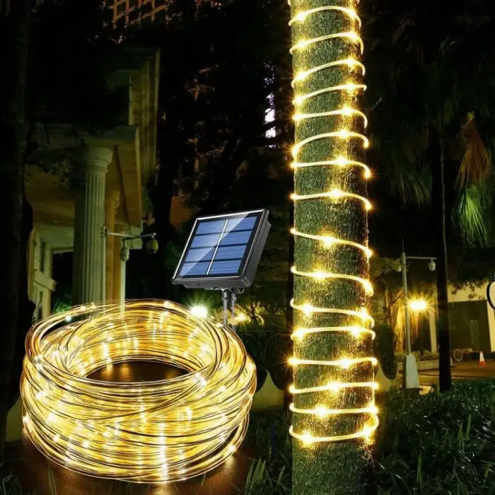 100 Led 10 M Solar Led Işık Gün Işığı