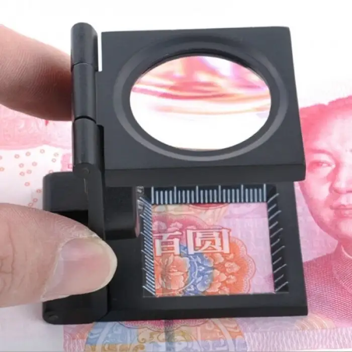 Nikula25x25 Mm Full çelik Kaplı Katlamalı Büyüteç Th9005b