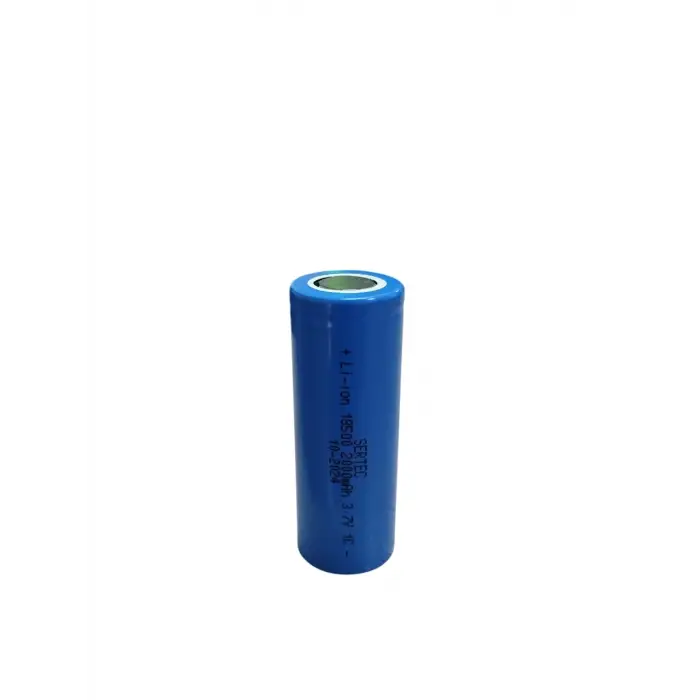 3.7V Li-ion 18500 2000 mAh 3C Şarjlı Pil