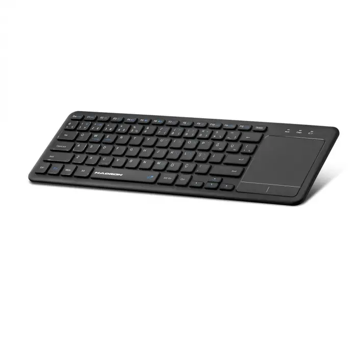 Bluetooth + Wıreless Klavye + Touch Pad Q Siyah HDX2505