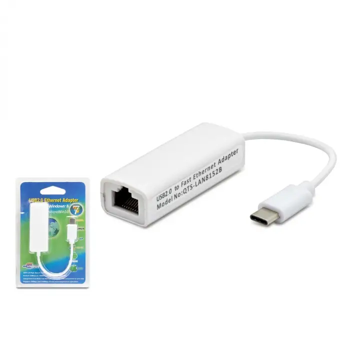 Ethernet Card Type-C2.0 Beyaz HDX5257