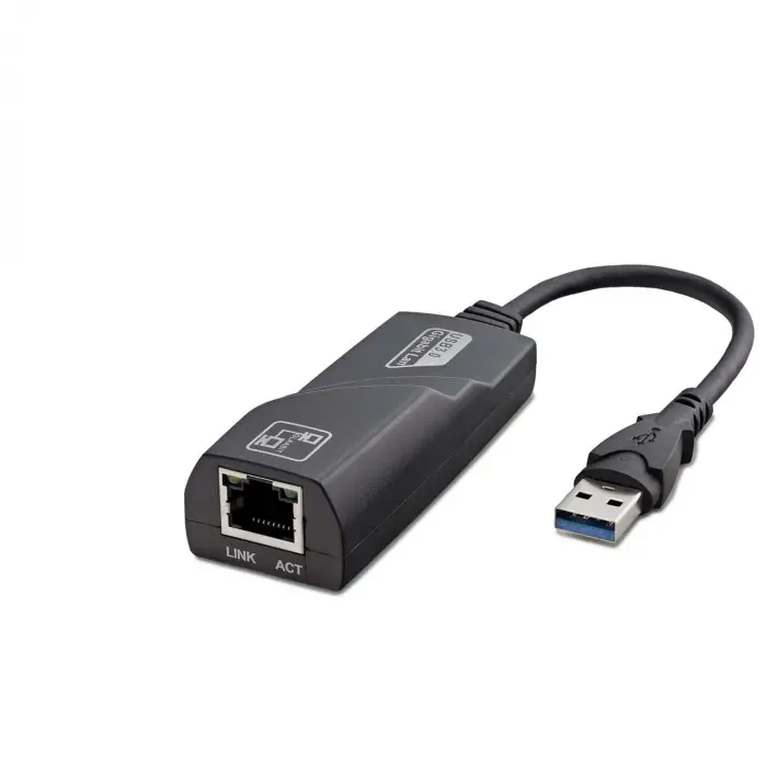Usb 3.0 Ethernet Adaptör Gigabit Siyah HDX5265