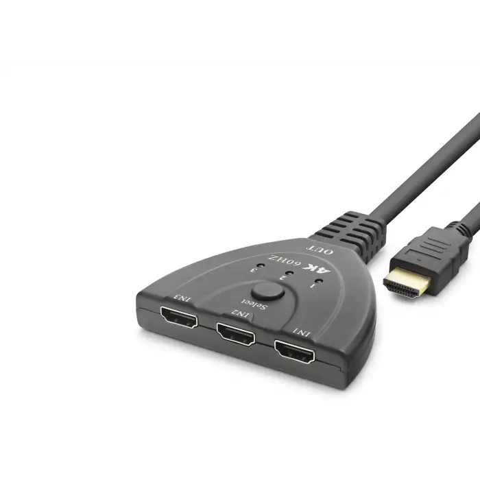 Hdmı Switch 4K 60 Hz Hdr Kablolu 3 Giriş 1 Çıkış HDX7870