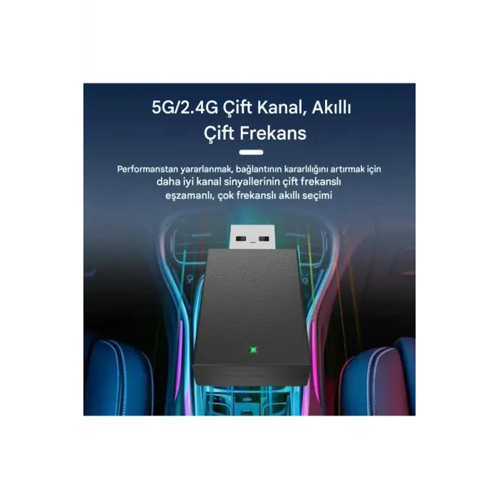 Kablosuz Android Auto/Car Play USB Dongle Cihazı