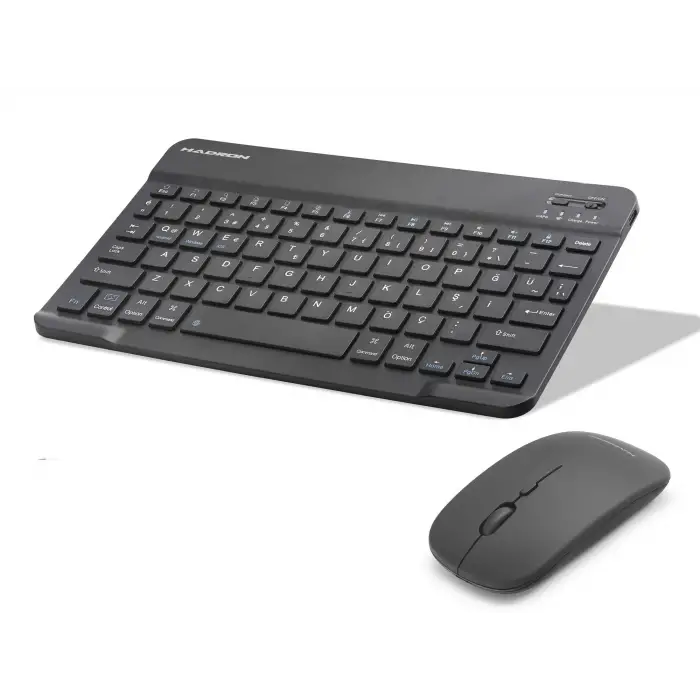 Kablosuz Bluetooth Smart Klavye Ve Mouse Seti - Siyah HDX2508