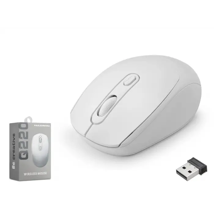 Kablosuz Mouse 1600 Dpi Beyaz Q220W