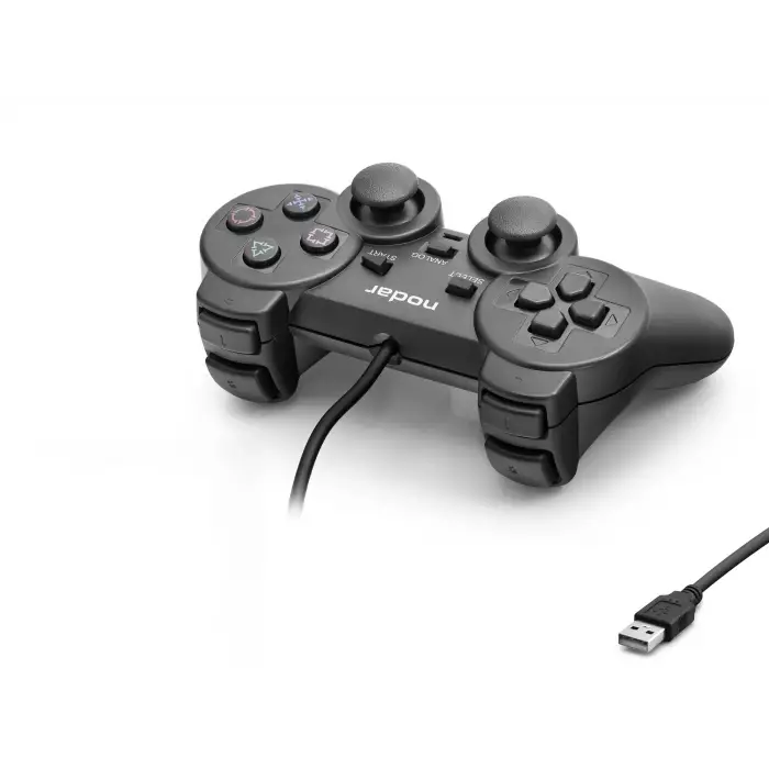 Pc Uyumlu Kablolu Usb Gamepad Oyun Kolu - Siyah ND401