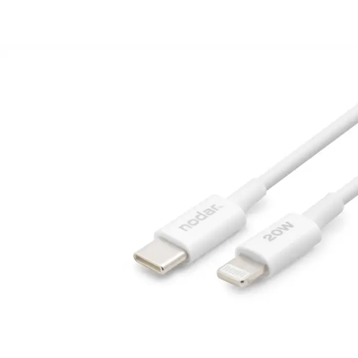 Type-C Lightning Şarj Ve Data Kablosu 20W 1 M - Beyaz ND1151