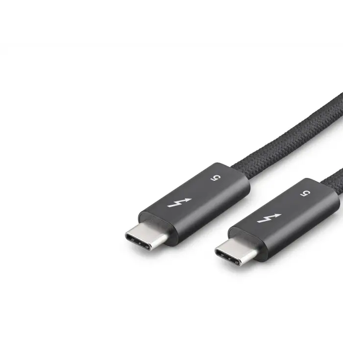 Type-C Thunderbolt 5 120 Gbps 240W 16K 60 Hz Şarj Ve Data Kablosu 1 M Siyah HDX7891