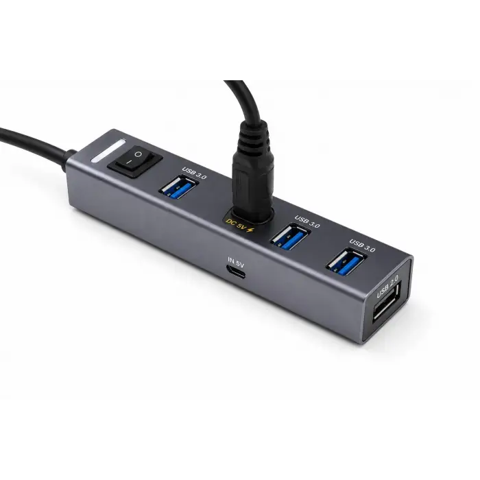 Usb Type-c 3.1 Gen1 Hub 4 Port 5 Gbps Gri TU360