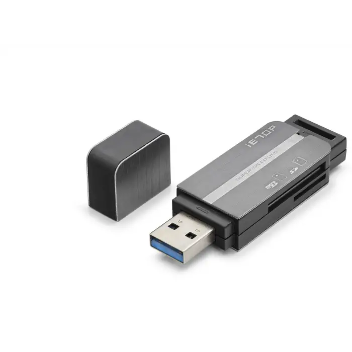 Usb Type-C 3.2 Gen1 Kart Okuyucu Sd Microsd 5 Gbps Gri HDX7054