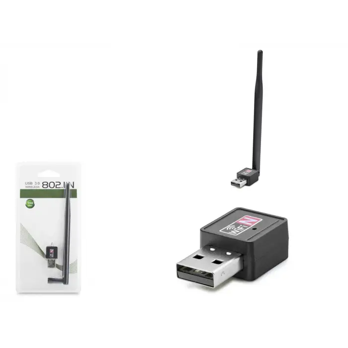 Usb Wifi Adaptör 150 Mbps - Siyah LV-UW02T