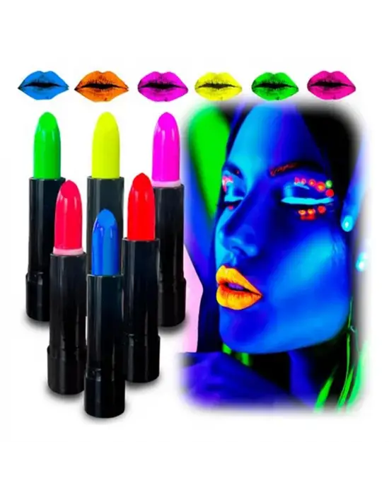 GlowPaint 6’lı Neon Boya – UV Işıkta Parlayan Makyaj Seti