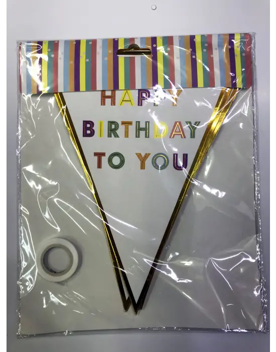 Happy Birthday To You Flama Bayrak Süs