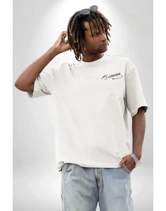 SBRD- 30 Ağustos Baskılı T-shirt - Beyaz