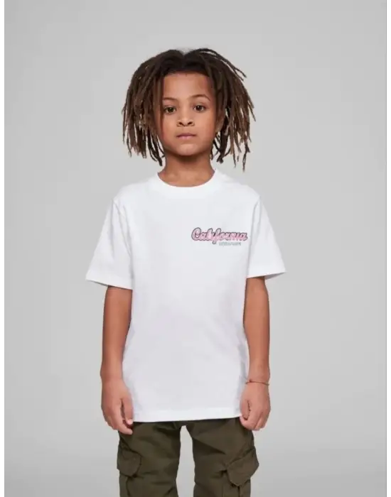 SBRD- Çocuk Unisex Baskılı T-shirt - Beyaz