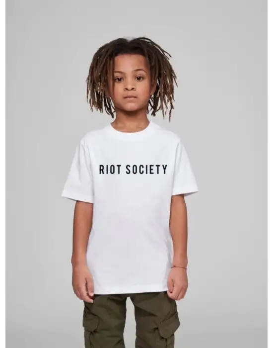 SBRD- Çocuk Unisex Baskılı T-shirt - Beyaz