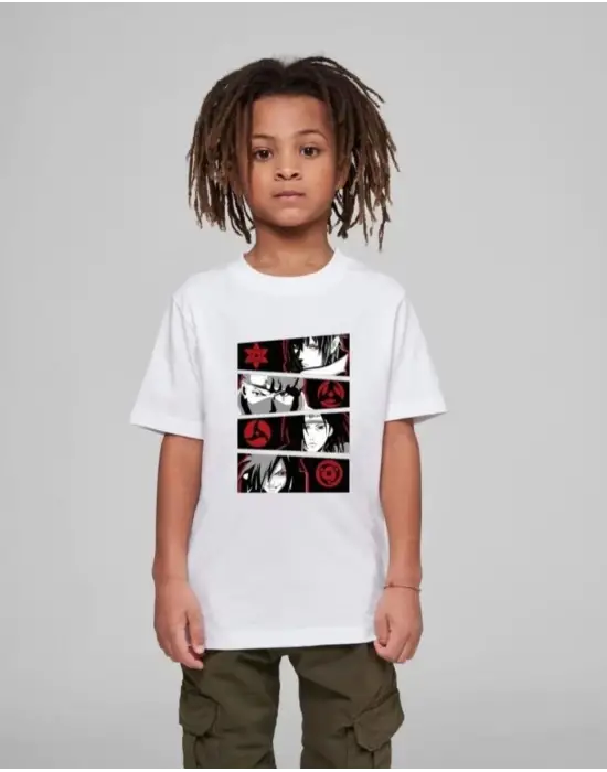 SBRD- Çocuk Unisex Baskılı T-shirt - Beyaz