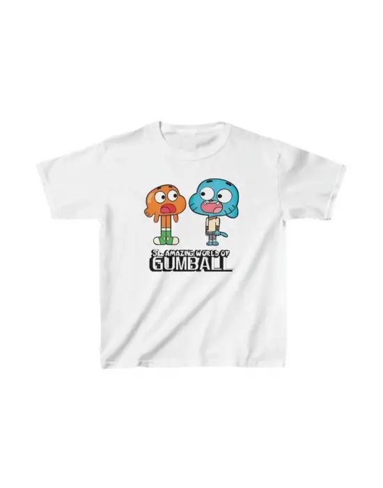 SBRD- Çocuk Unisex Baskılı T-shirt - Beyaz