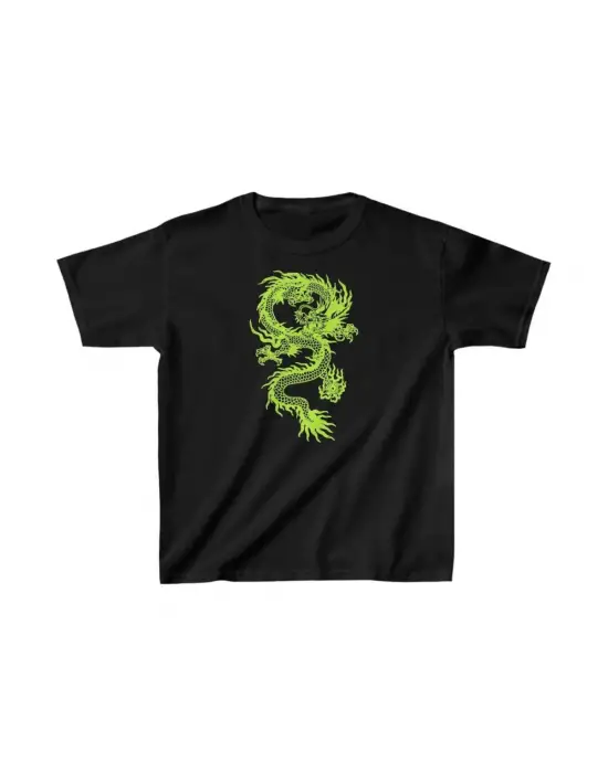 SBRD- Çocuk Unisex Baskılı T-shirt - Siyah