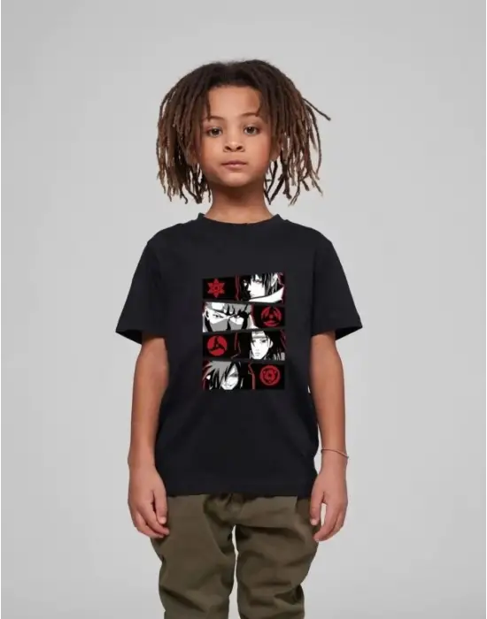 SBRD- Çocuk Unisex Baskılı T-shirt - Siyah