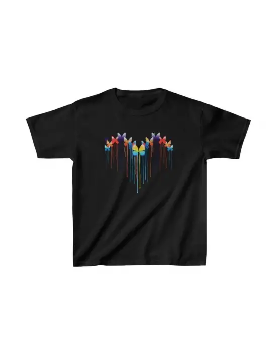 SBRD- Çocuk Unisex Baskılı T-shirt - Siyah