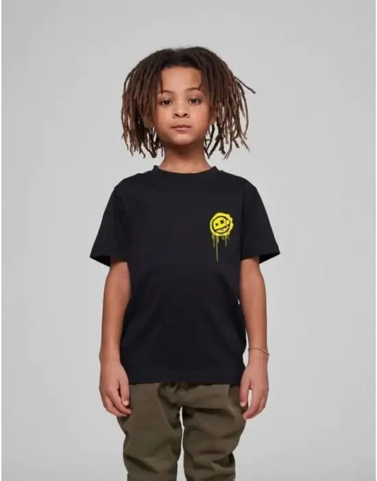 SBRD- Çocuk Unisex Baskılı T-shirt - Siyah