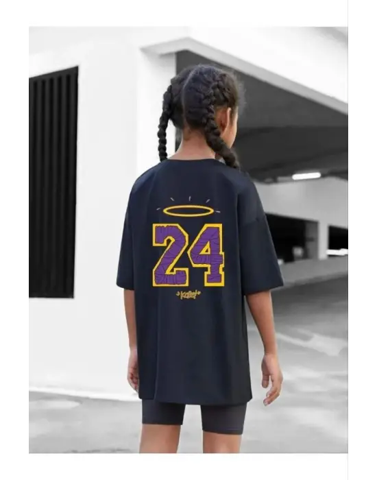 SBRD- Çocuk Unisex Baskılı T-shirt - Siyah