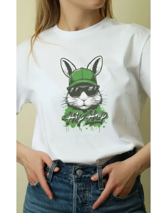 SBRD- Unisex Oversize 24/1 Penye Dtf Baskılı Tişört - Dtf108