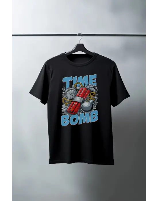 SBRD- Unisex Oversize 24/1 Penye Dtf Baskılı Tişört - Dtf115