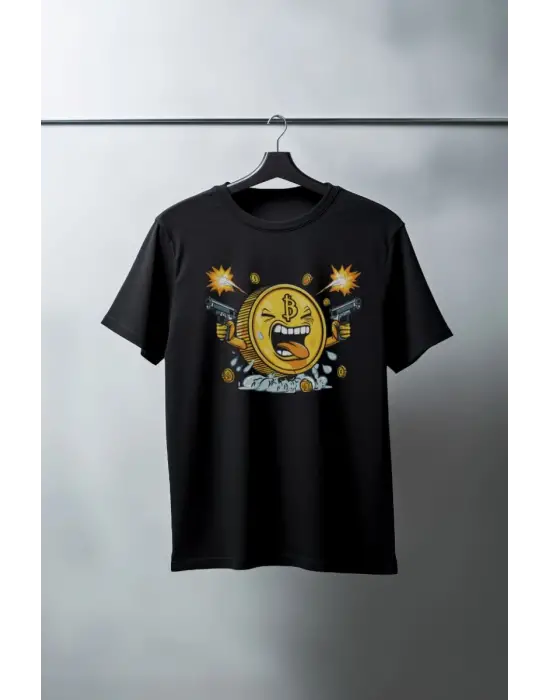 SBRD- Unisex Oversize 24/1 Penye Dtf Baskılı Tişört - Dtf116