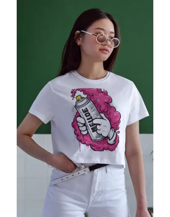 SBRD- Unisex Oversize 24/1 Penye Dtf Baskılı Tişört - Dtf117