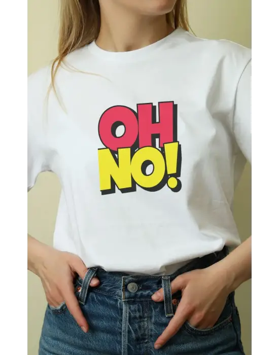 SBRD- Unisex Oversize 24/1 Penye Dtf Baskılı Tişört - Dtf118