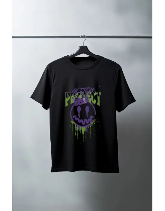 SBRD- Unisex Oversize 24/1 Penye Dtf Baskılı Tişört - Dtf121