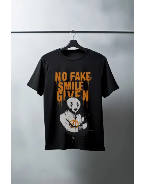 SBRD- Unisex Oversize 24/1 Penye Dtf Baskılı Tişört - Dtf124