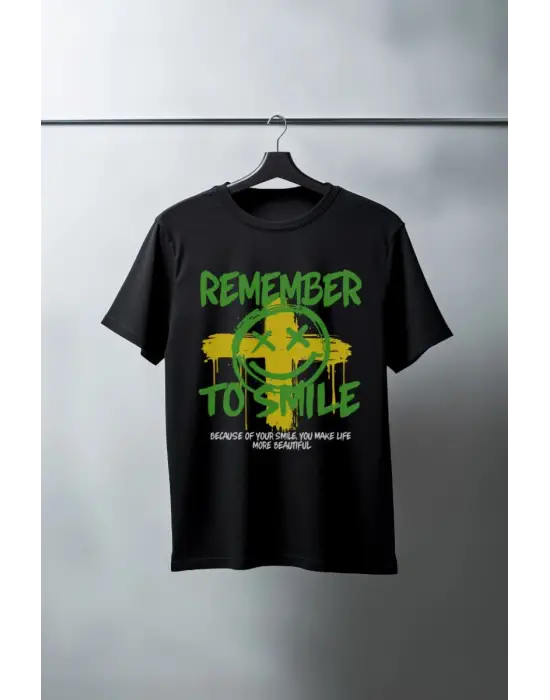 SBRD- Unisex Oversize 24/1 Penye Dtf Baskılı Tişört - Dtf126
