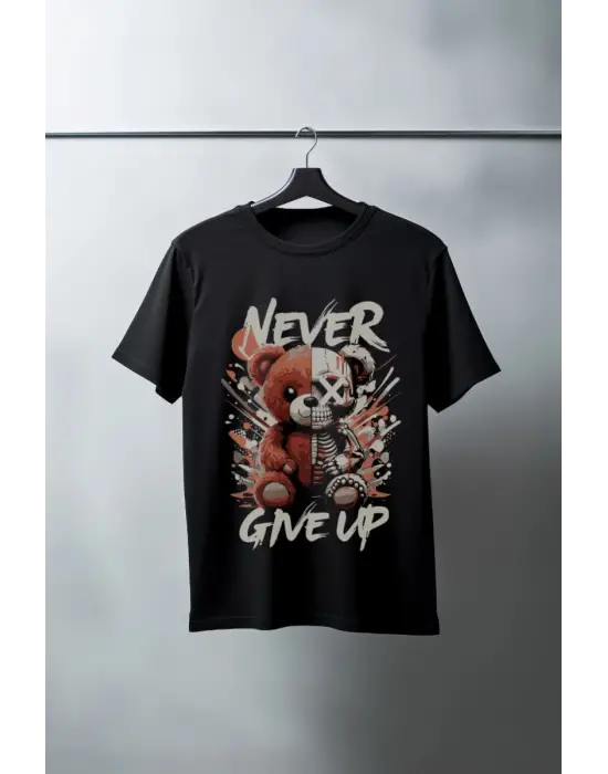 SBRD- Unisex Oversize 24/1 Penye Dtf Baskılı Tişört - Dtf127